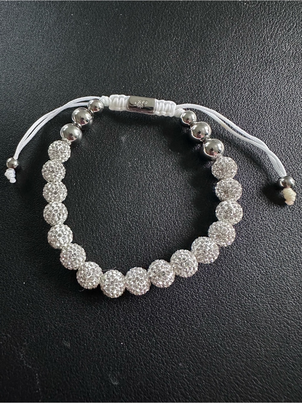 Nogu Winter White Crystal | Silver x White | Kikiballa Bracelet